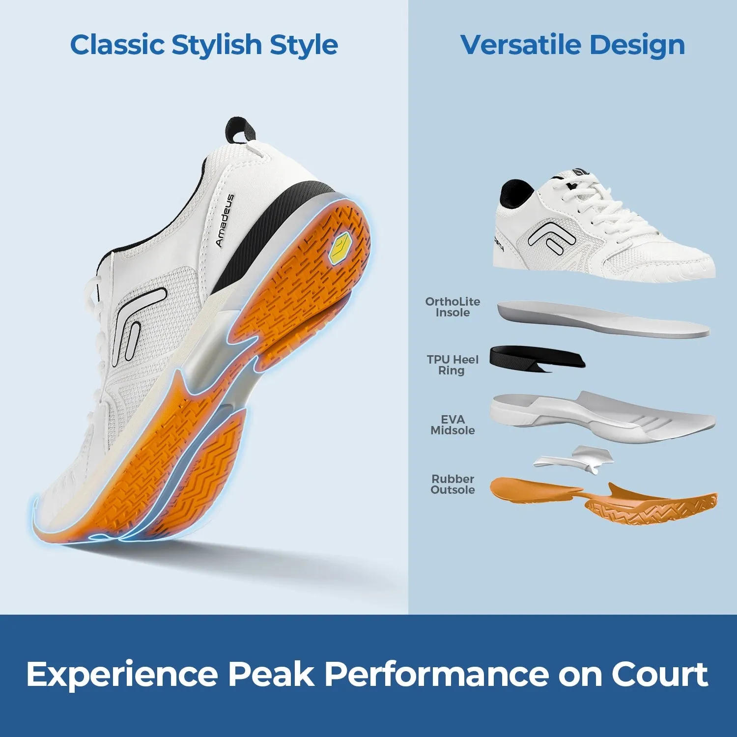 Breathable Women's Pickleball Shoes