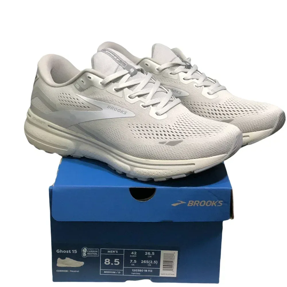 BROOKS Men’s Ghost 15 Shoes Is Perfect for Runners Seeking Comfort, Stability, and Style on The Trail Black Shoes