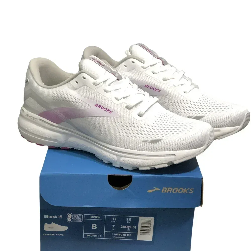 BROOKS Men’s Ghost 15 Shoes Is Perfect for Runners Seeking Comfort, Stability, and Style on The Trail Black Shoes