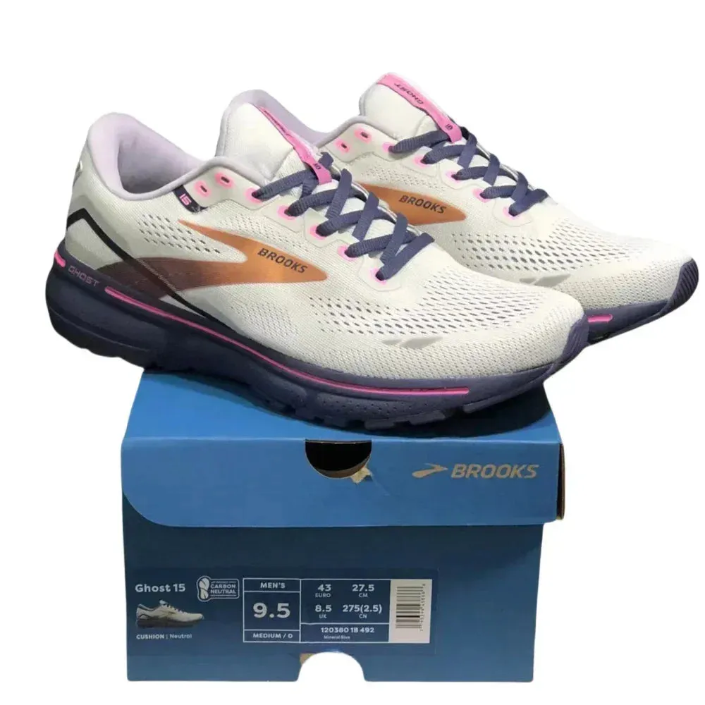 BROOKS Men’s Ghost 15 Shoes Is Perfect for Runners Seeking Comfort, Stability, and Style on The Trail Black Shoes