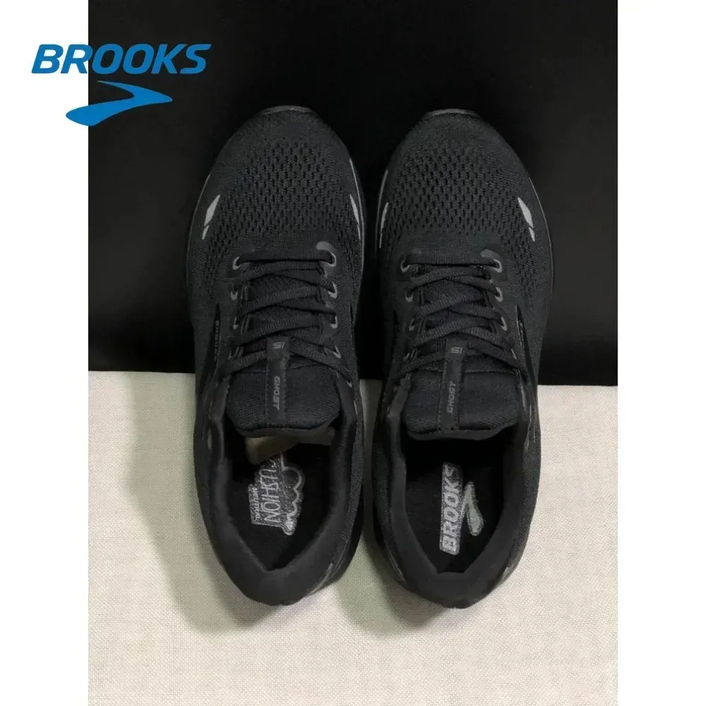 BROOKS Men’s Ghost 15 Shoes Is Perfect for Runners Seeking Comfort, Stability, and Style on The Trail Black Shoes