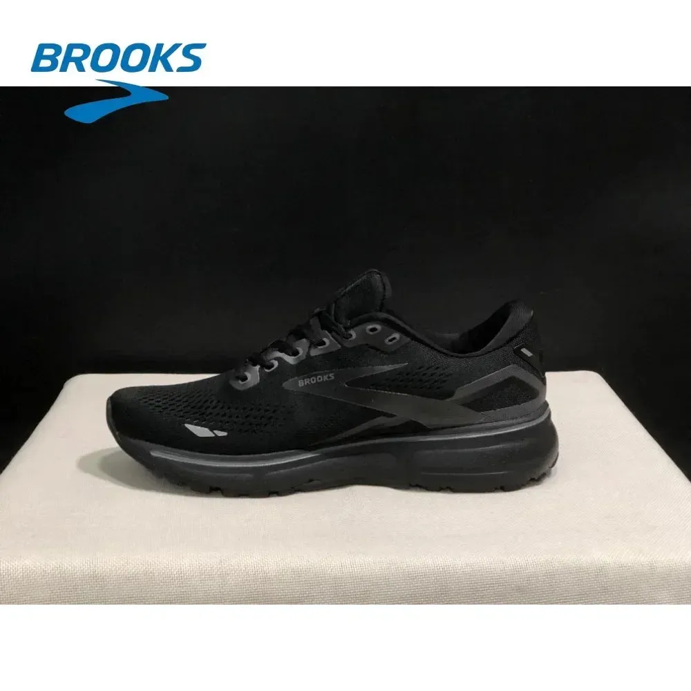 BROOKS Men’s Ghost 15 Shoes Is Perfect for Runners Seeking Comfort, Stability, and Style on The Trail Black Shoes
