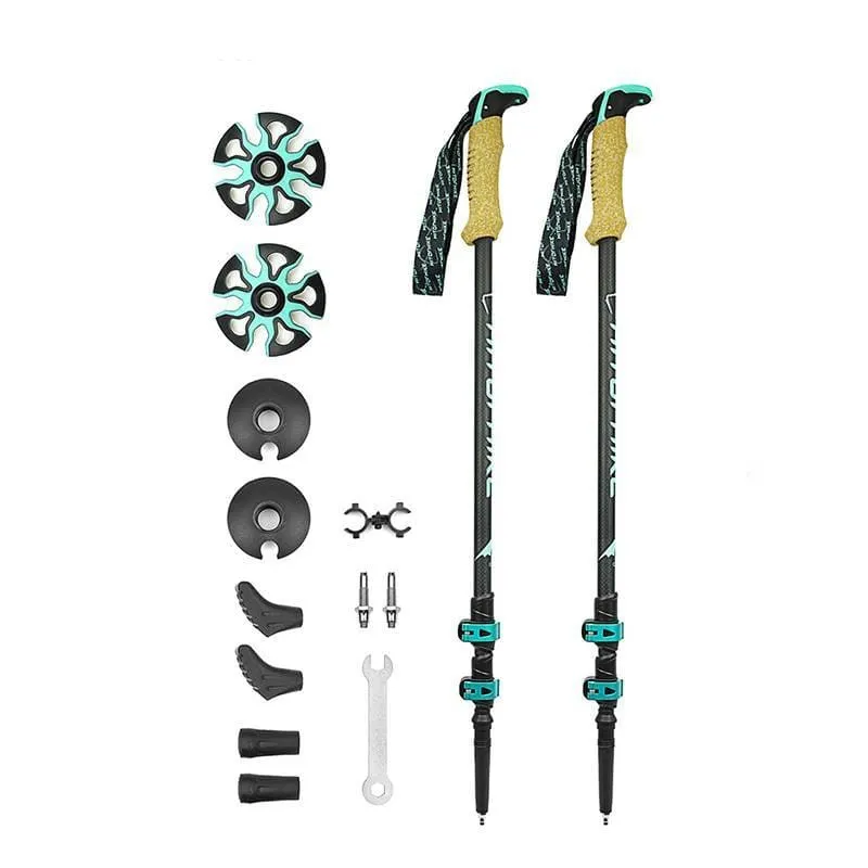 Carbon Fiber Telescope Trekking Stick