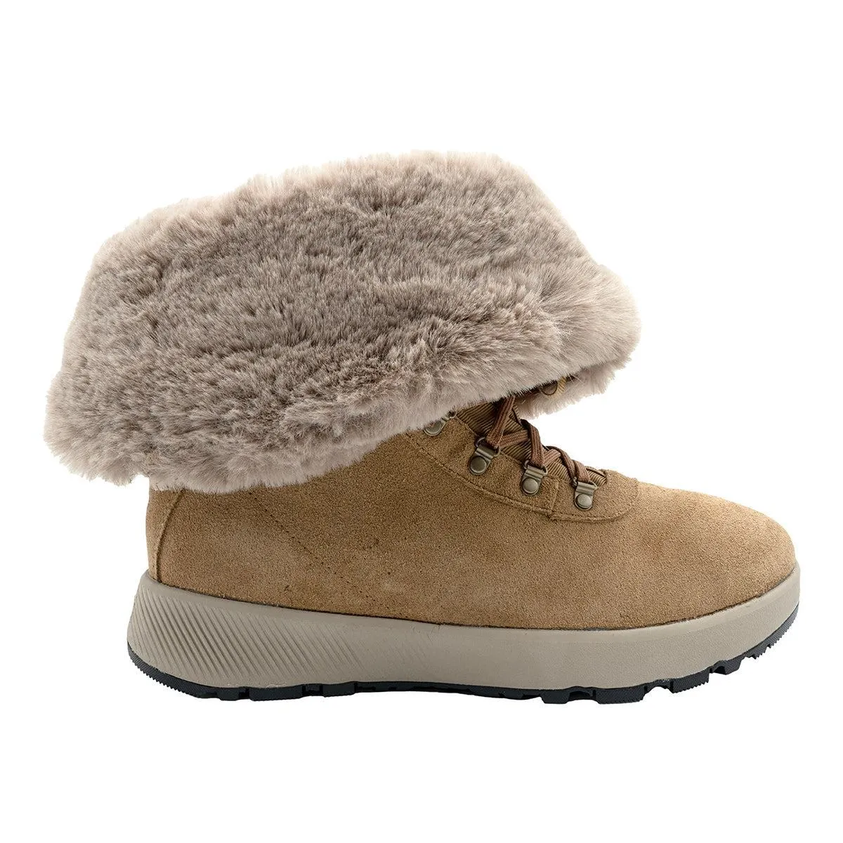 Columbia Slopeside Village Omni Heat Snow Boots Suede Brown Colour For Women