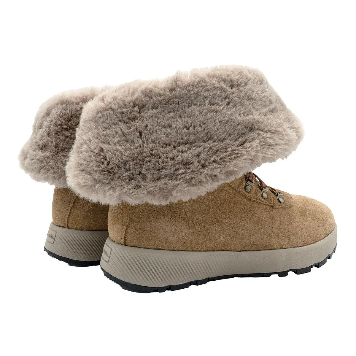 Columbia Slopeside Village Omni Heat Snow Boots Suede Brown Colour For Women