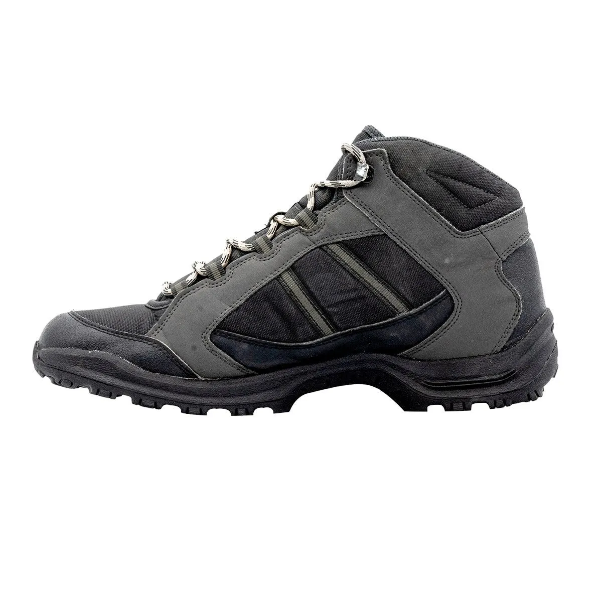 Decathlon Sharp 50 Hiking Boots Leather Black Colour For Men