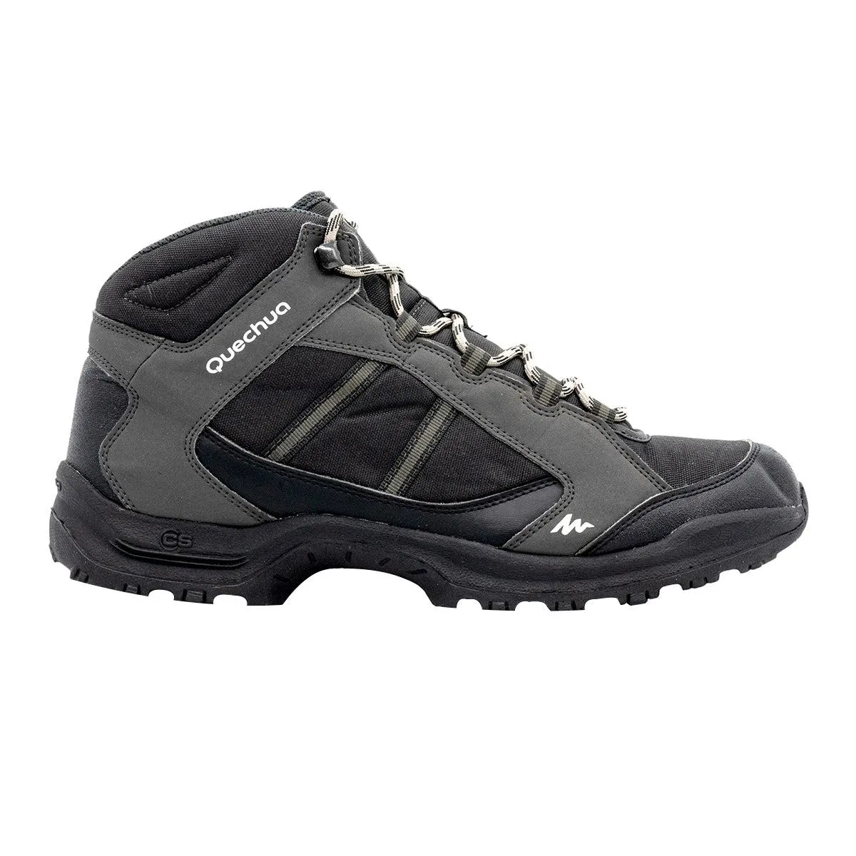Decathlon Sharp 50 Hiking Boots Leather Black Colour For Men