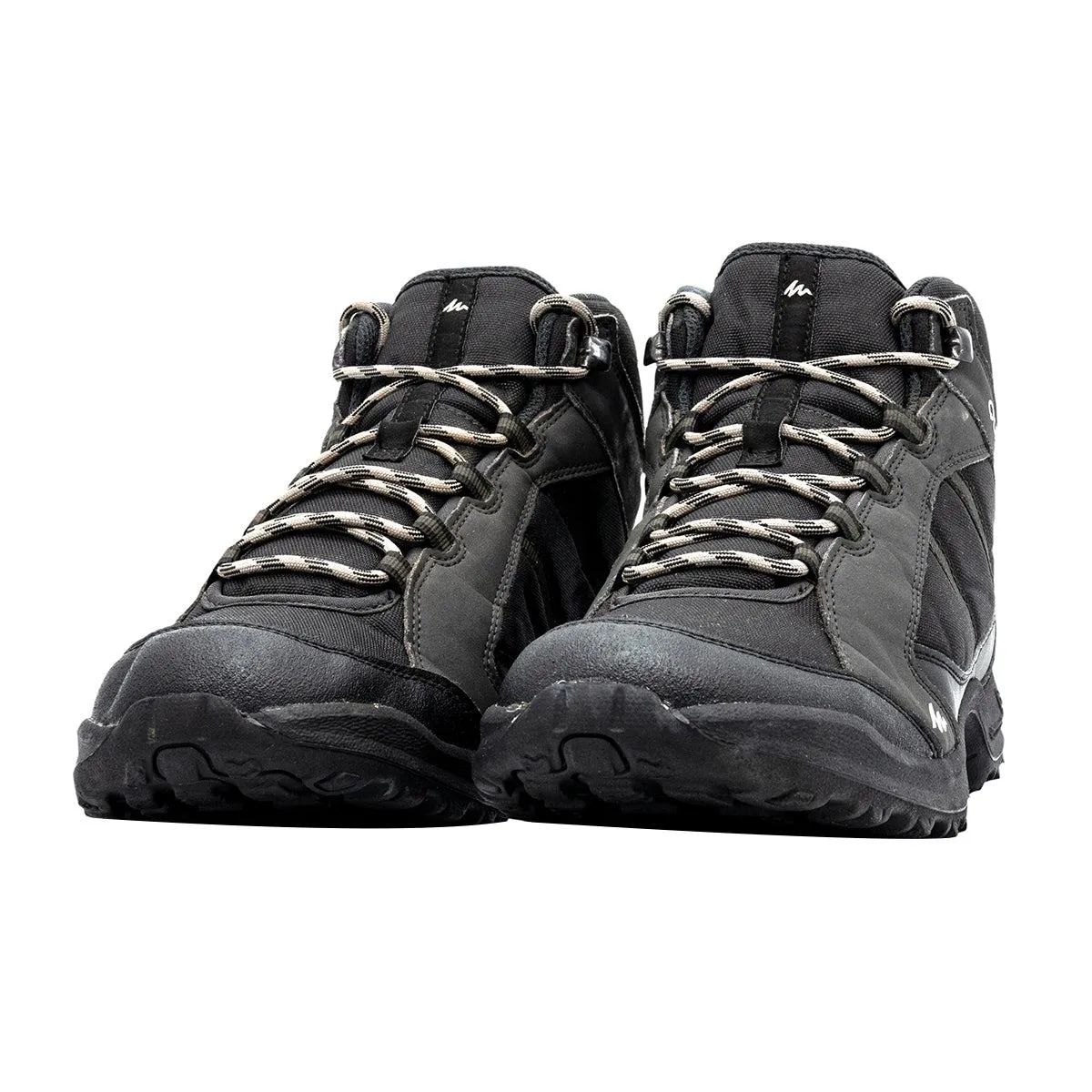 Decathlon Sharp 50 Hiking Boots Leather Black Colour For Men