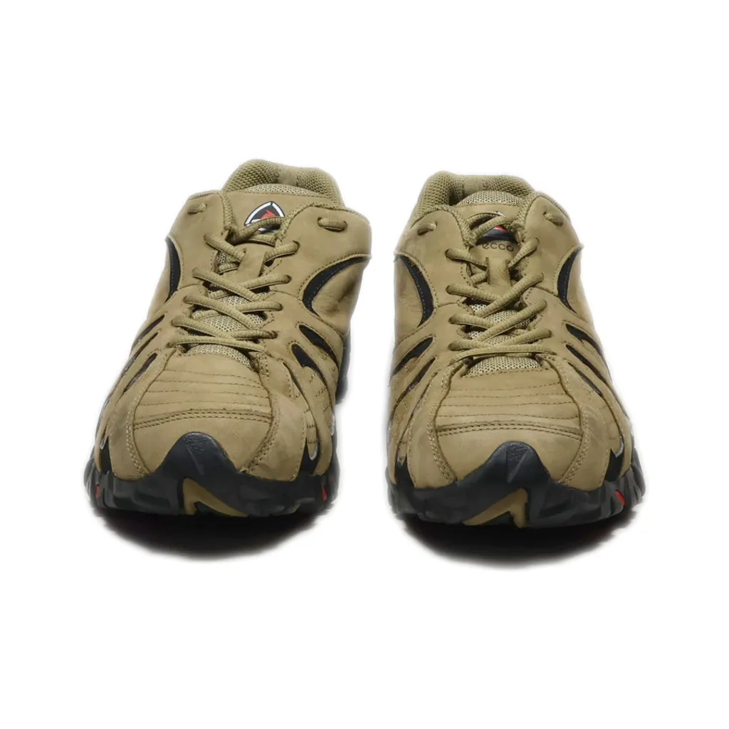Ecco Hiking Boots Leather Beige Colour For Men