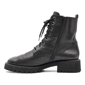 Hogan Hiking Boots Leather Black Colour For Women