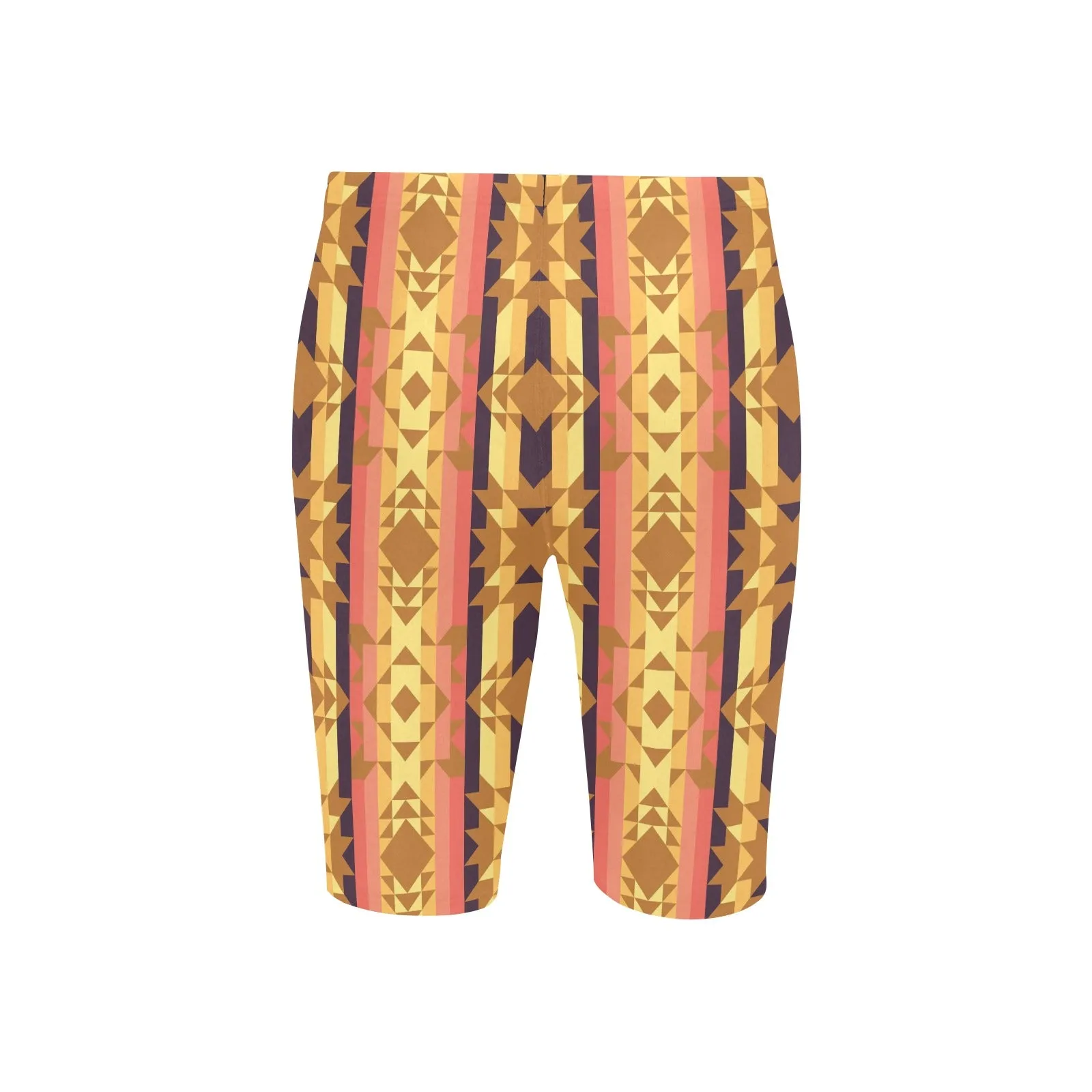 Infinite Sunset Men's Knee Length Swimming Trunks