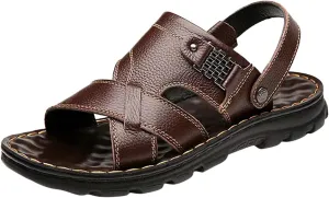 Mens Sandals Sandal for Men Mens Beach Sandals Lightweight Outdoor Beach Breathable Comfortable Sandal