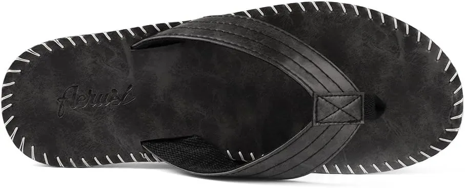 Mens Ultra Light Slip on Slides Skid Resistant All Weather Beach Sandals Quick Dry Indoor Outdoor Flip Flop Thong Sandles