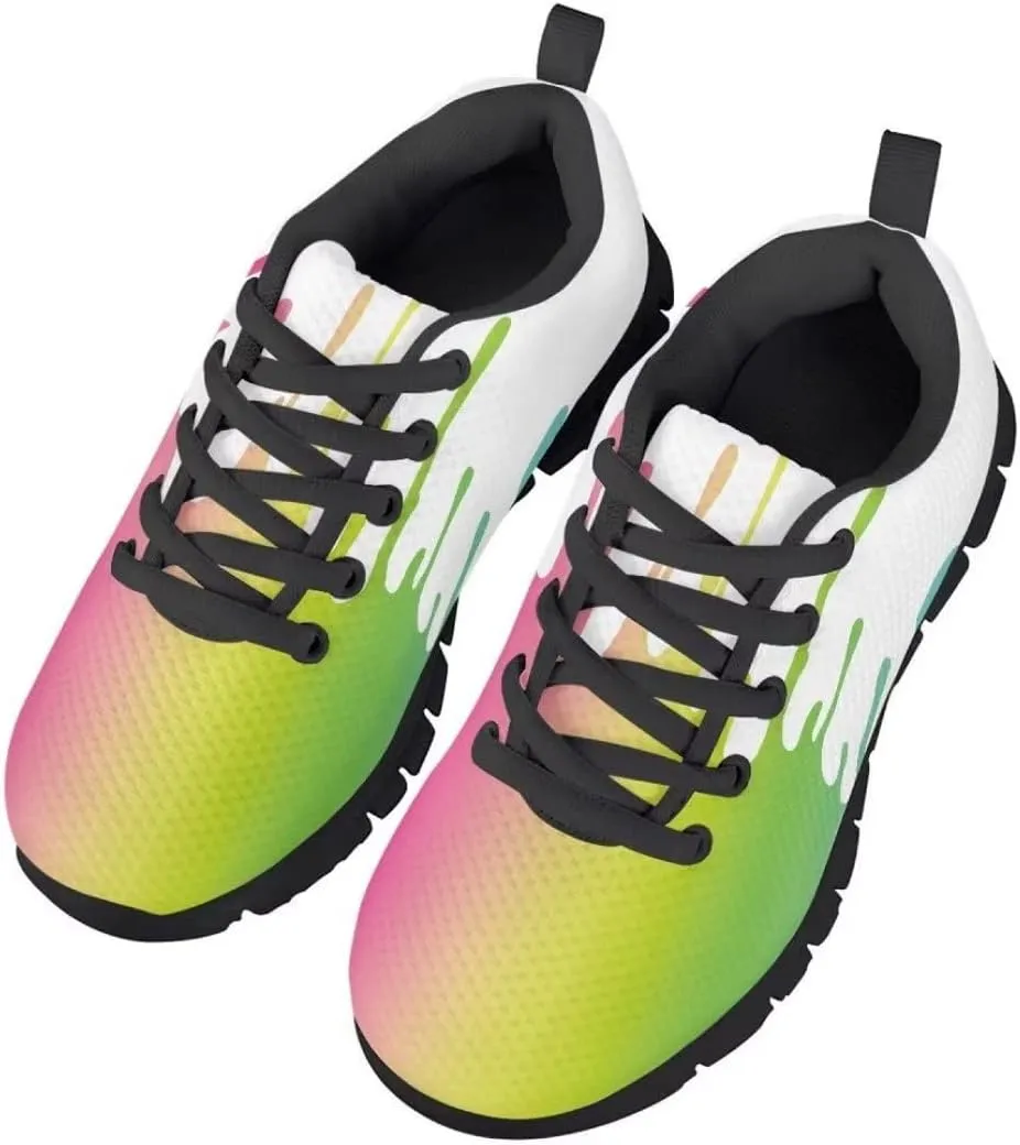 PinUp Angel Boys Girls Kids Sneakers Mesh Sports Shoes Breathable Lightweight Running Shoes for Kids Fashion Athletic Casual Shoes