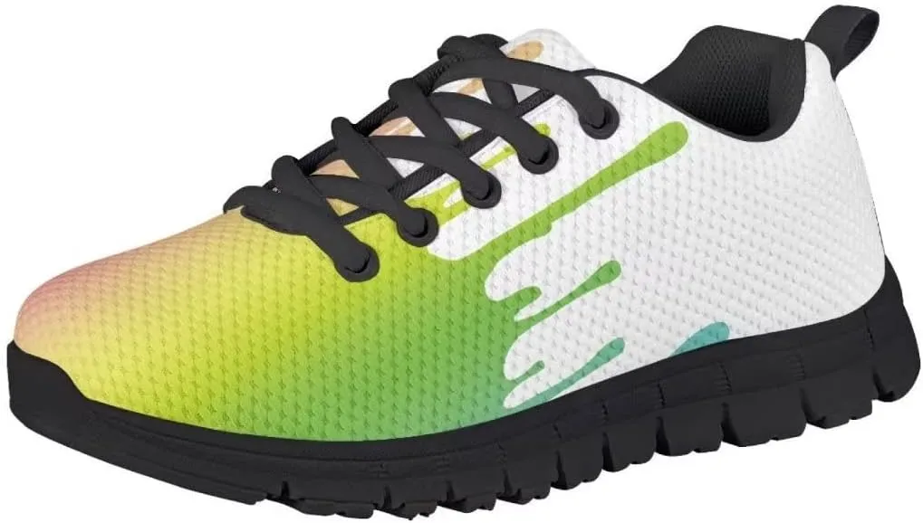 PinUp Angel Boys Girls Kids Sneakers Mesh Sports Shoes Breathable Lightweight Running Shoes for Kids Fashion Athletic Casual Shoes
