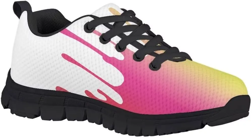 PinUp Angel Boys Girls Kids Sneakers Mesh Sports Shoes Breathable Lightweight Running Shoes for Kids Fashion Athletic Casual Shoes