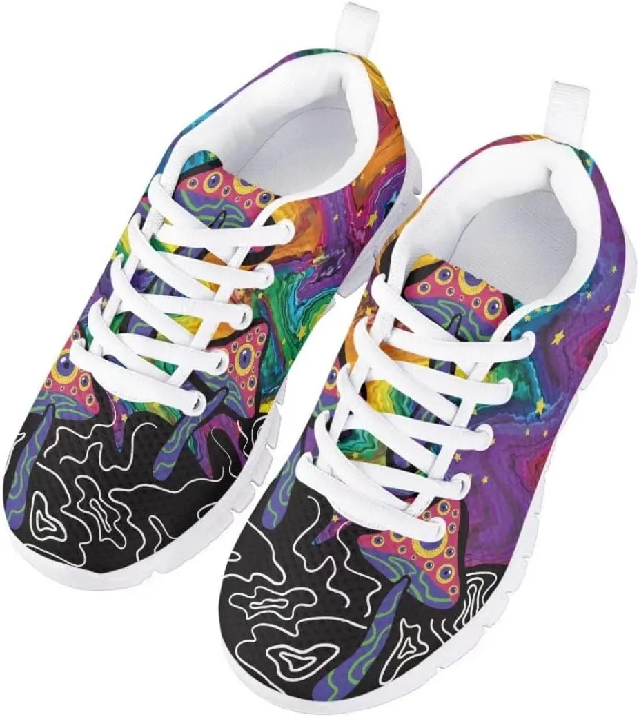 PinUp Angel Girl Running Shoes Lightweight Tennis Shoes Non Slip Workout Shoes Breathable Mesh Walking Sneakers