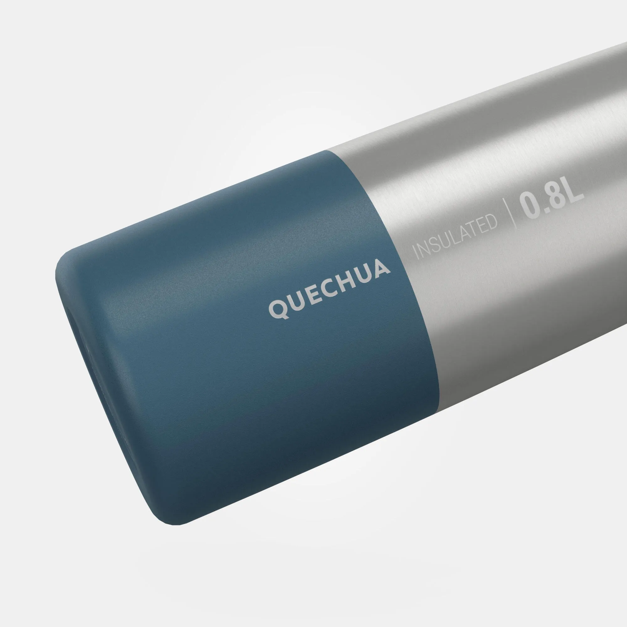 Quechua MH500 Double Wall Insulated Stainless Steel Hiking Water Bottle 27oz