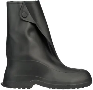 TINGLEY womens 10-inch Overshoe With Button Mid Calf Boot, Black, Large US, 1400