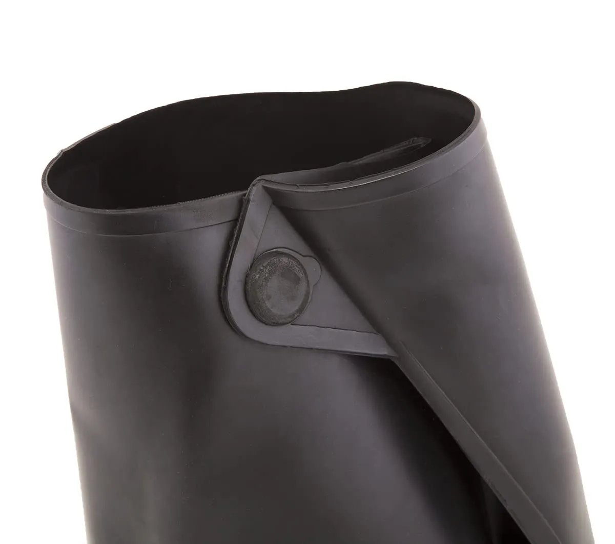 TINGLEY womens 10-inch Overshoe With Button Mid Calf Boot, Black, Large US, 1400