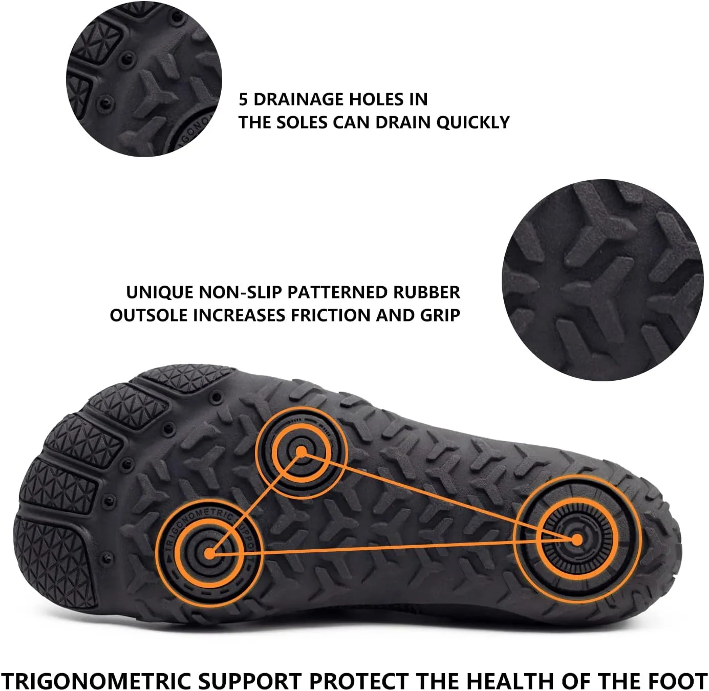 Valennia Mens Womens Water Shoes Quick Dry Barefoot Swimming Beach Outdoor Hike Sports Athletic Aqua Shoes for Diving Boating Surfing