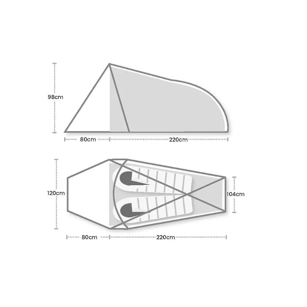 Wild Country Trident 2 Tent - 2 Man Semi-Geodesic Tent